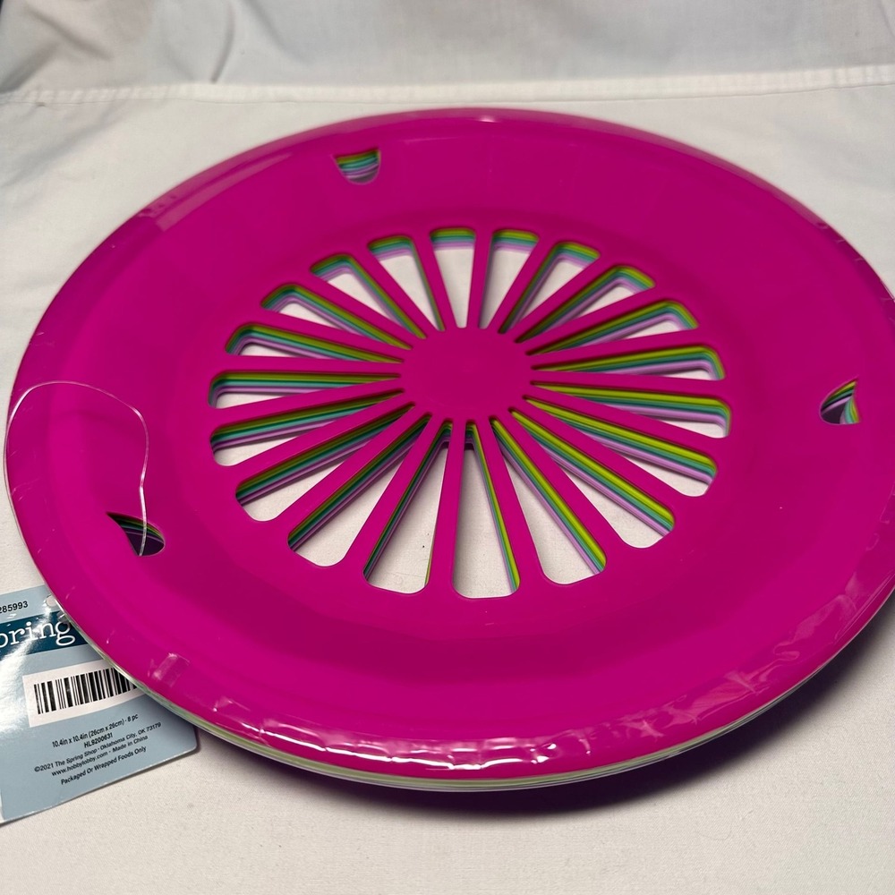 Cooking Concepts Heavy‎ Duty Vented Paper Plate Holder - Set of 8